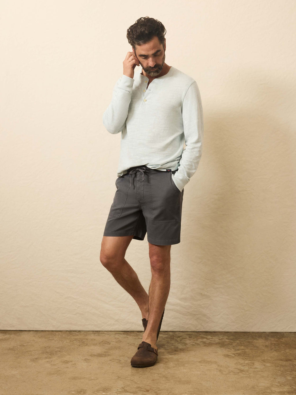 Dune Utility Short - Graphite Tide
