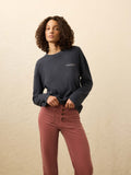 Sunwashed Cotton Fisherman Henley - Blue Nights