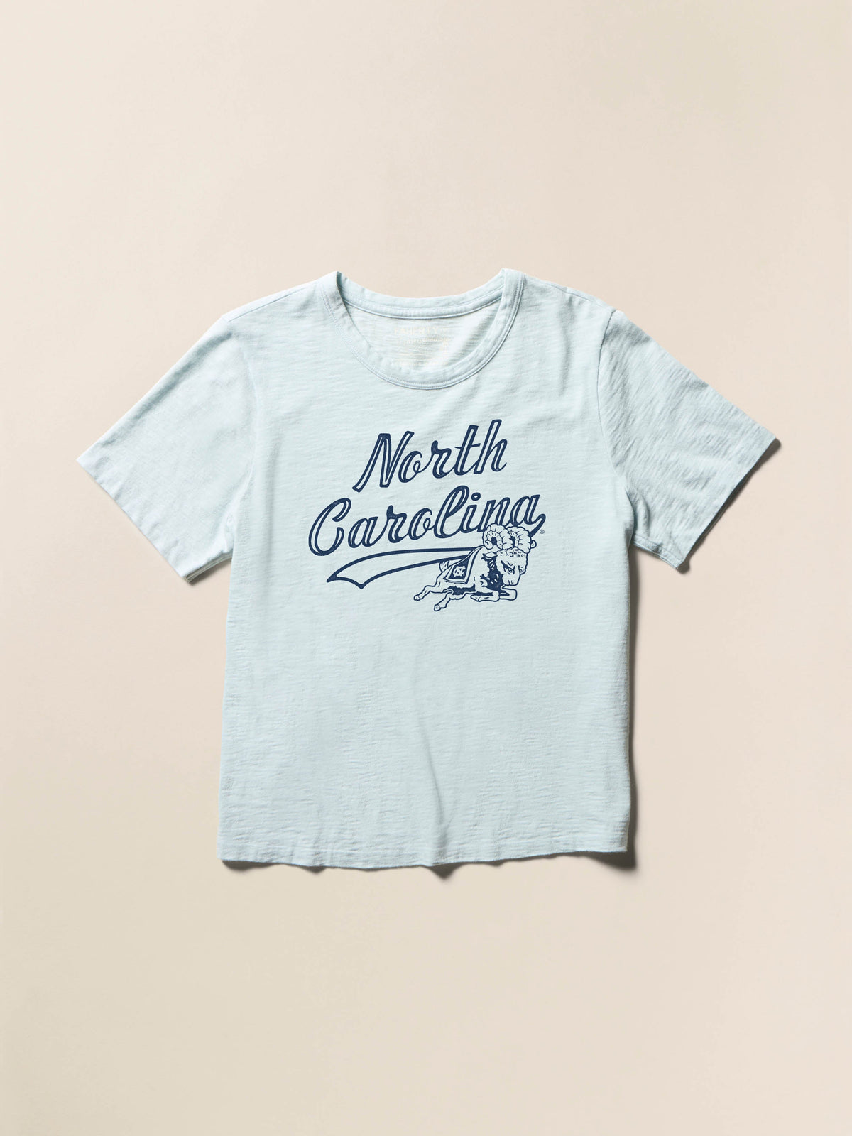 University of North Carolina Sunwashed Essential Tee - Sky