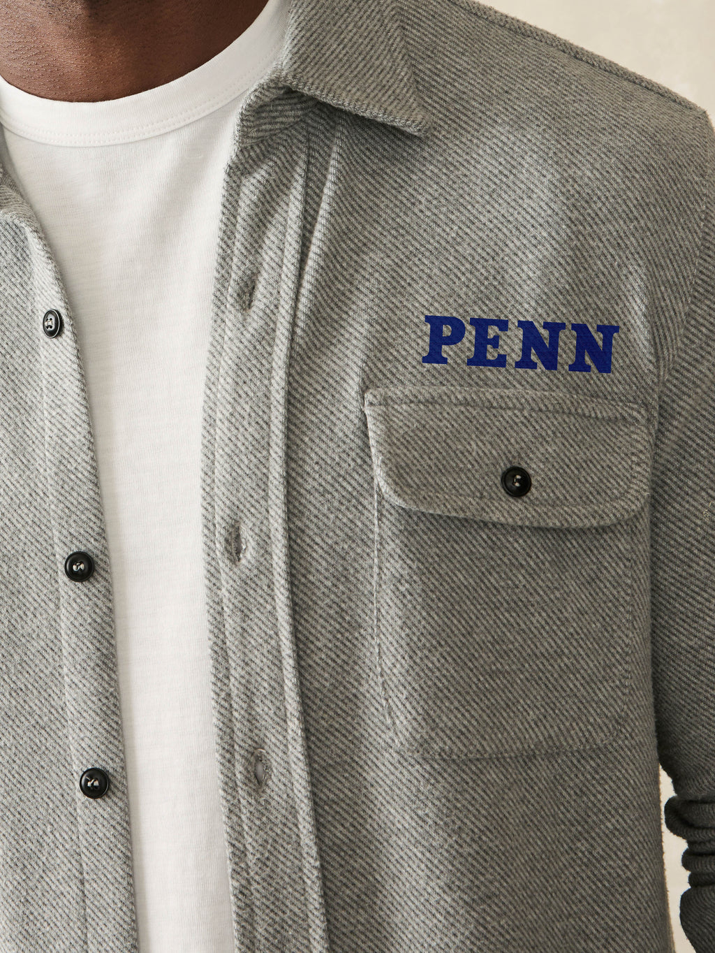 University of Pennsylvania Legend™ Sweater Shirt - Fossil Grey Twill