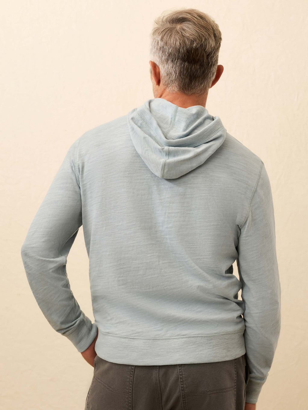 Sunwashed Organic Hoodie - Alaskan Blue