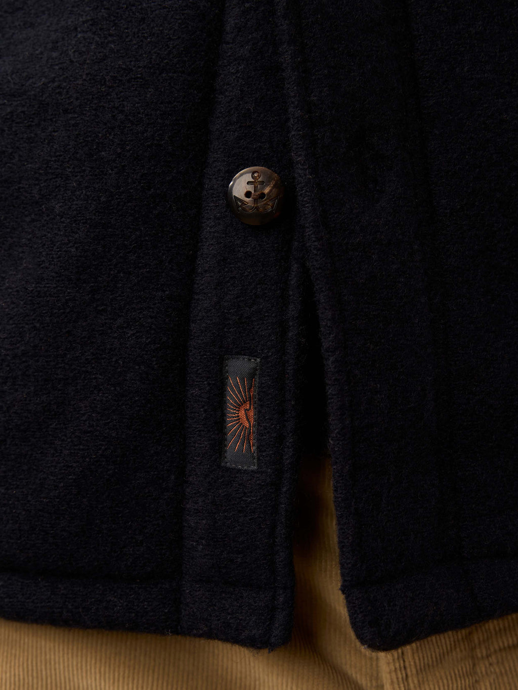 Range Fleece Lined Cpo - Navy Shadow Twill
