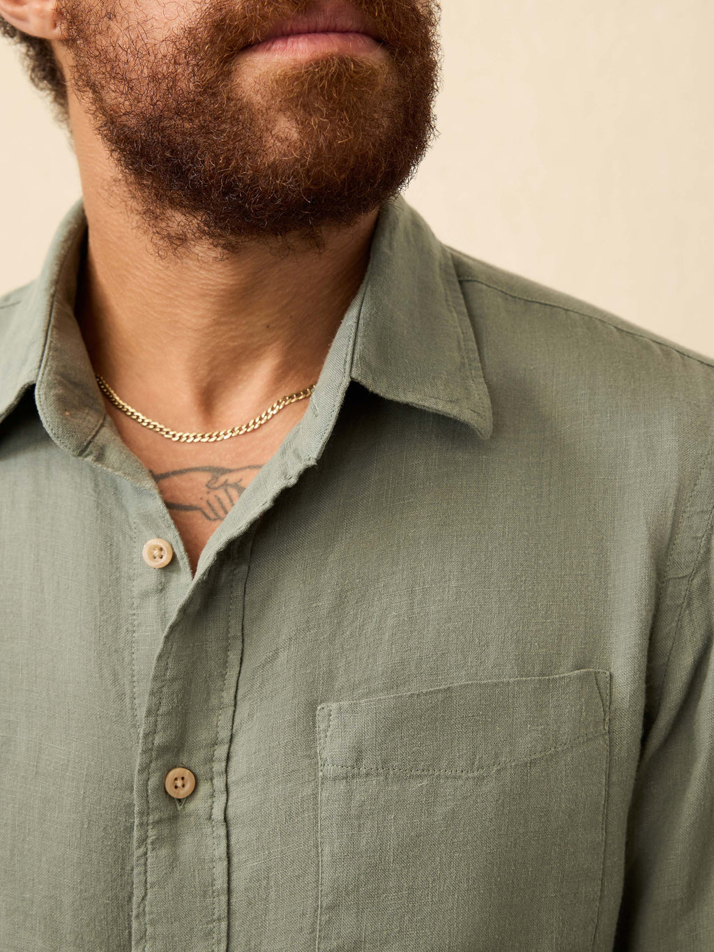 Laguna Linen Shirt - Valley Sage