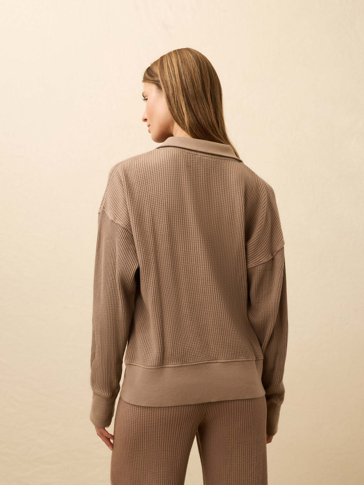 Apres Waffle Henley - Wood Smoke