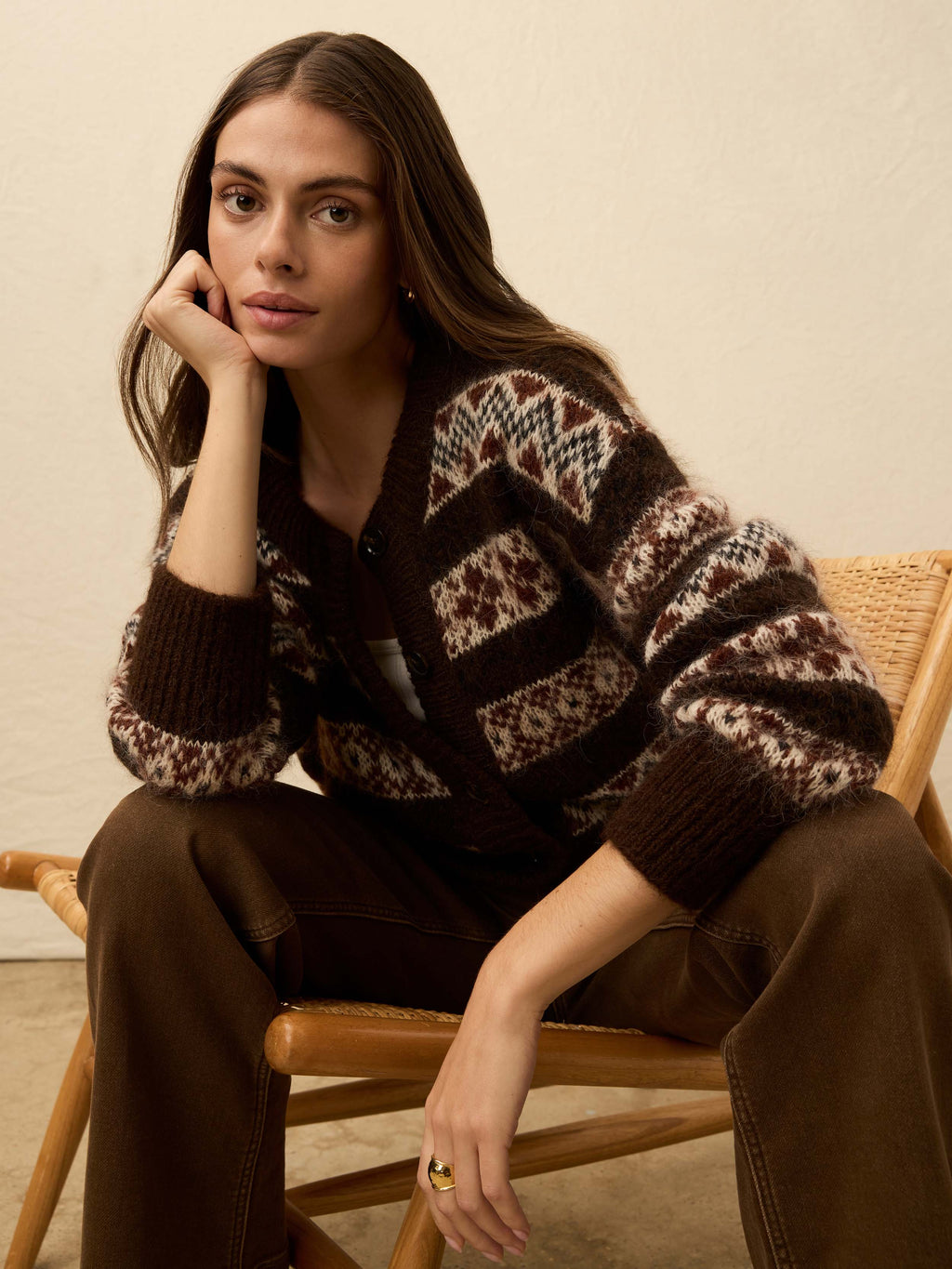Wildwood Cardigan - Chestnut