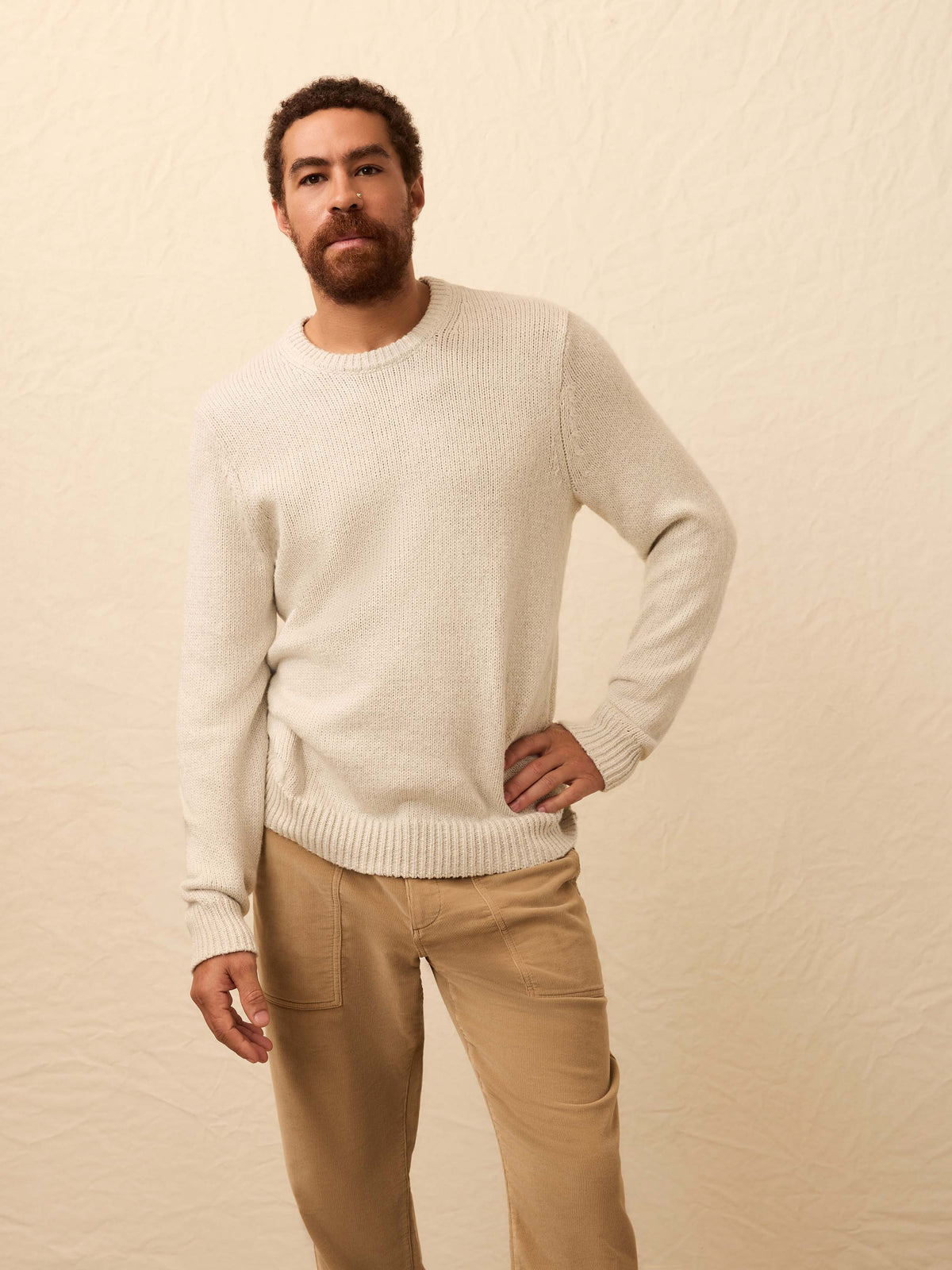 Heirloom Crewneck Sweater - Heather Grey