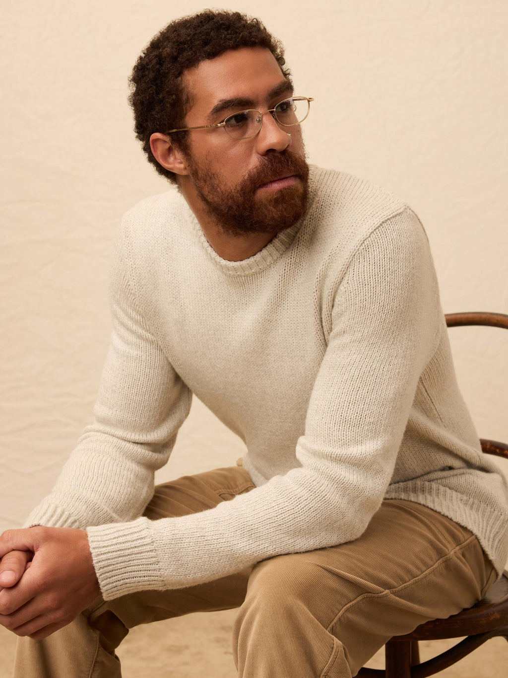 Heirloom Crewneck Sweater - Heather Grey