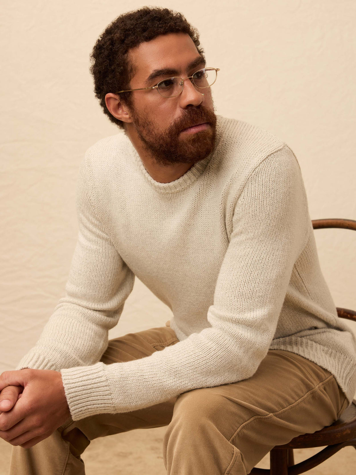 Heirloom Crewneck Sweater - Heather Grey