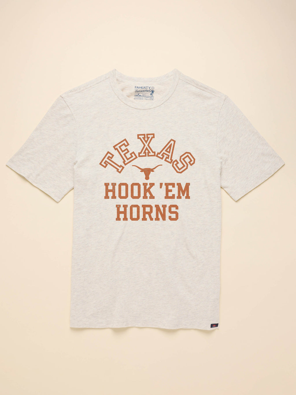University of Texas Sunwashed Tee - Island Dune Heather