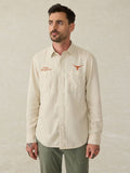 University of Texas Tried & True Chambray Workshirt - Coastal Cream