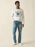 Yale Sunwashed Organic Crew - Light Grey Heather