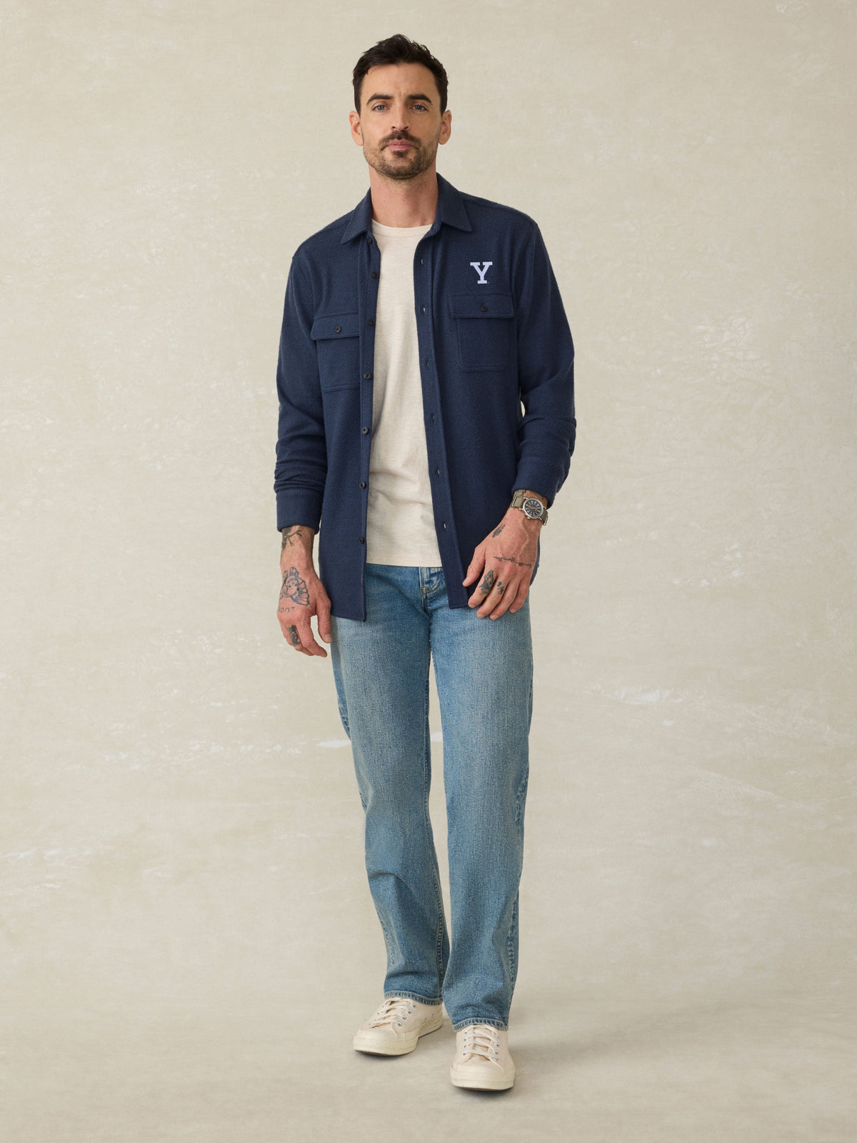 Yale Legend™ Sweater Shirt - Brighton Navy Twill