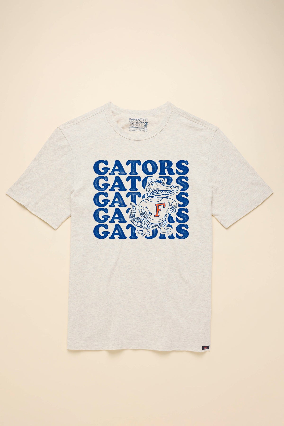 University of Florida Sunwashed Tee - Island Dune Heather