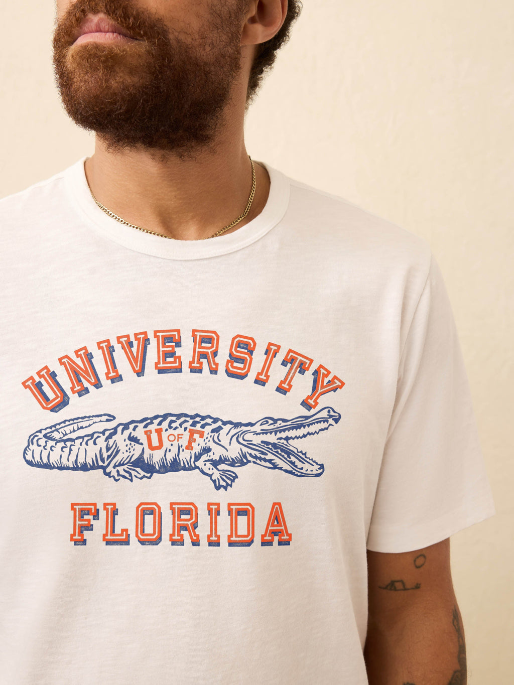 University of Florida Sunwashed Tee - White