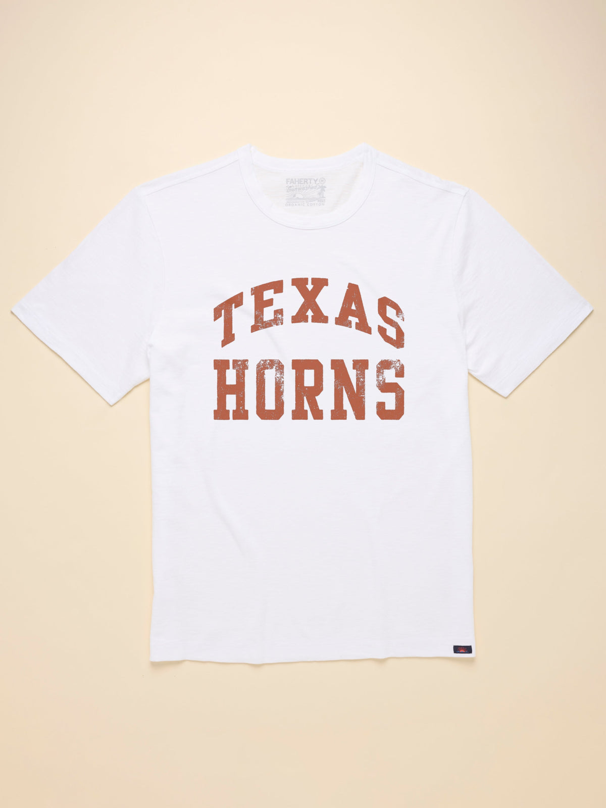 University of Texas Sunwashed Tee - White