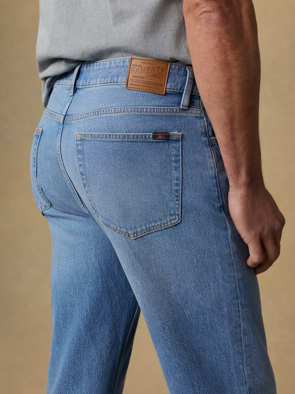 Organic Cotton Denim Pant - Bay Drift Wash