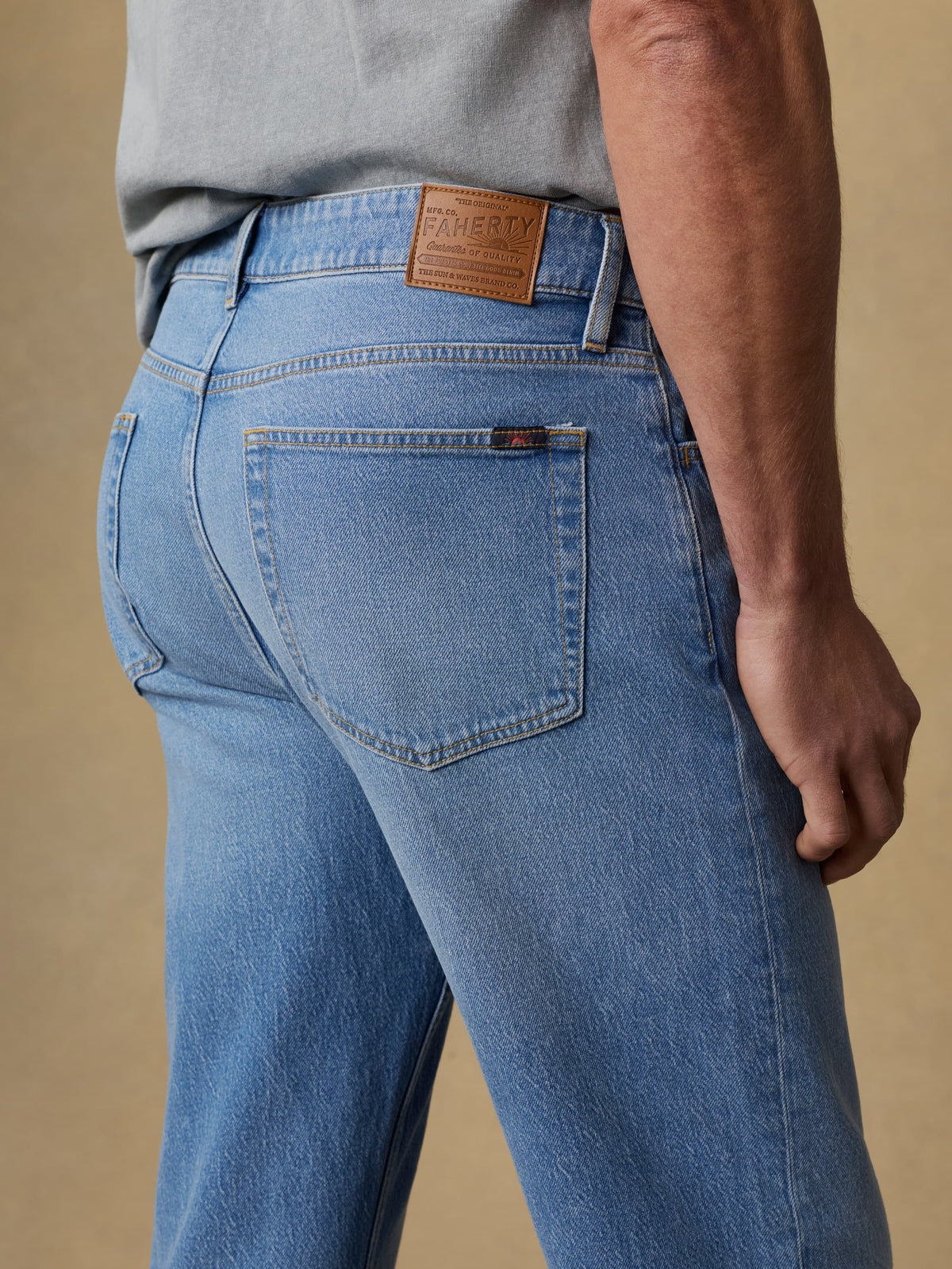 Organic Cotton Denim Pant - Bay Drift Wash