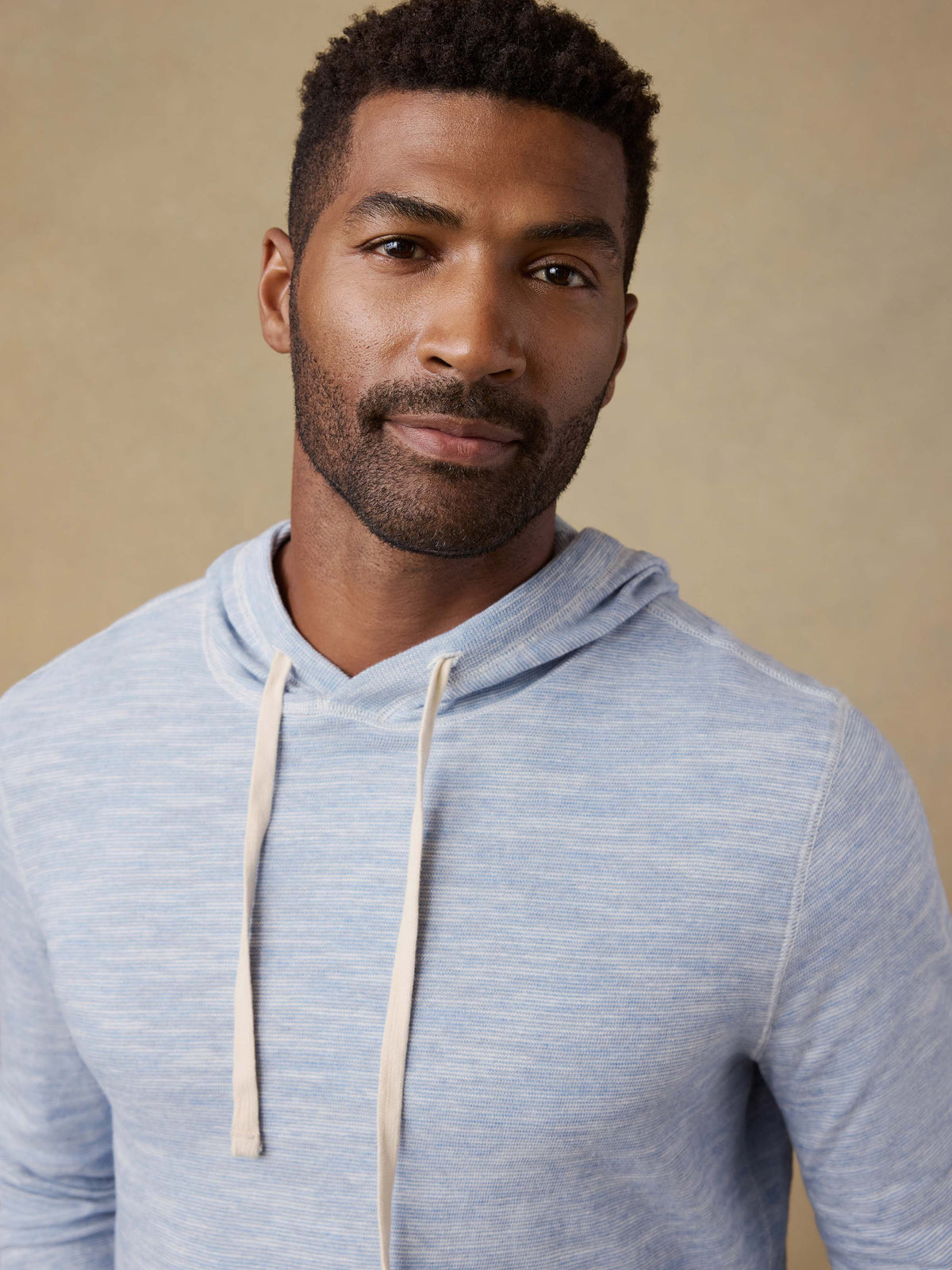 Sunwashed Organic Hoodie - Blue Ivory Feeder