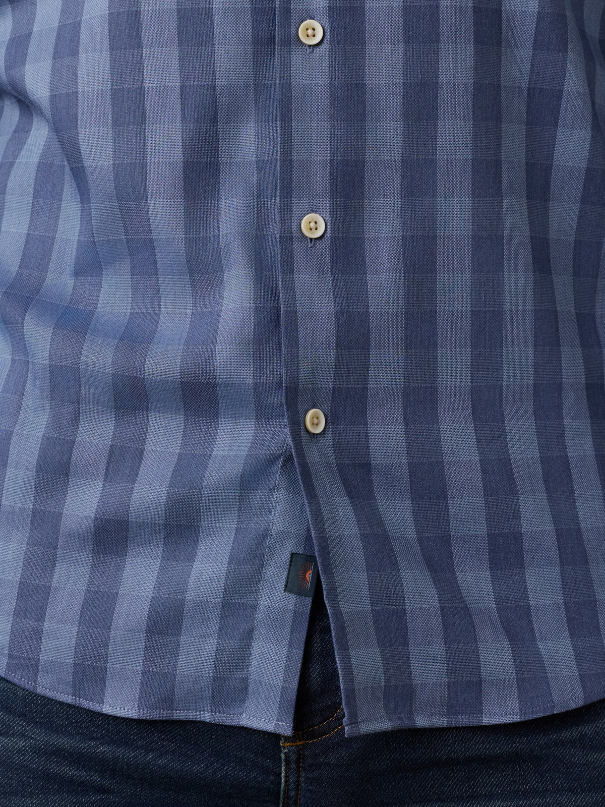 Movement™ Monterey Shirt - Navy Tide Check