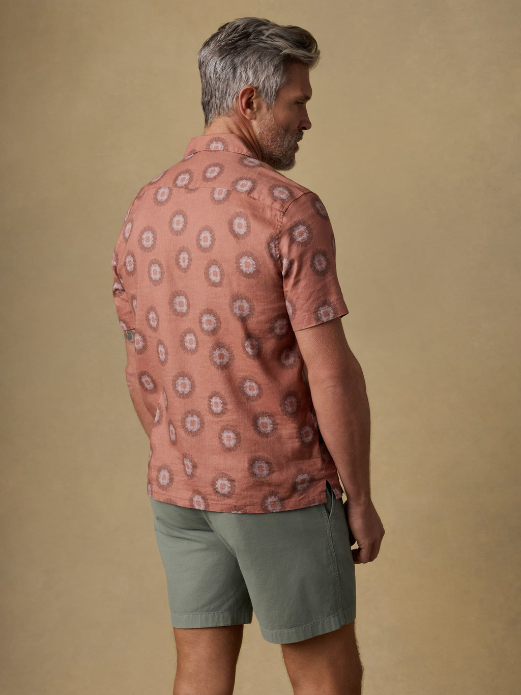 Short-Sleeve Breeze Camp Shirt - Sienna Coast Fireworks