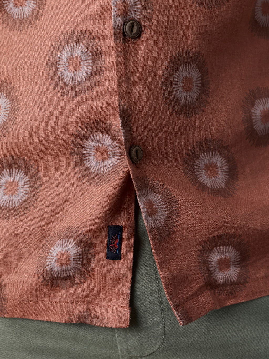 Short-Sleeve Breeze Camp Shirt - Sienna Coast Fireworks