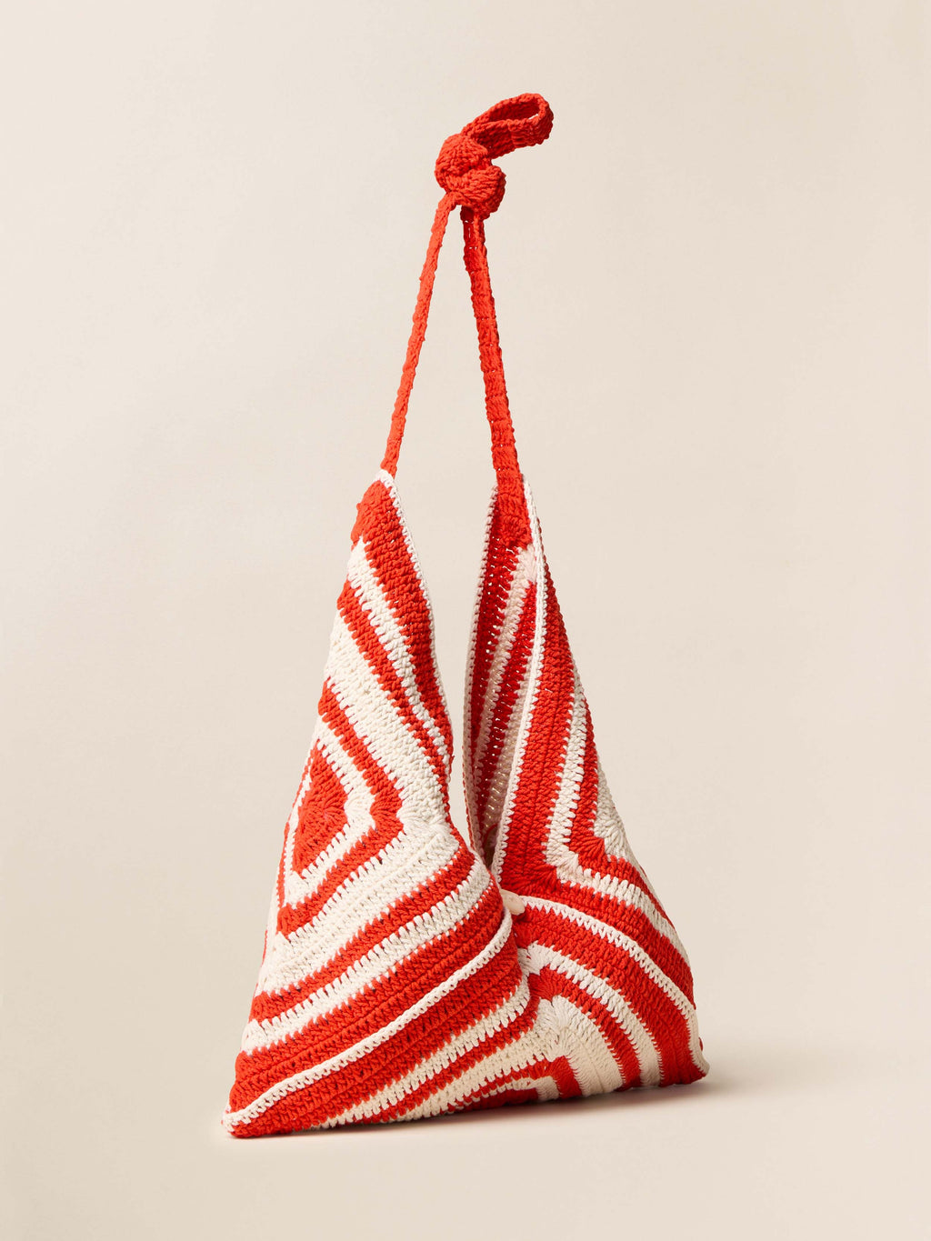 Riviera Crochet Bag - Poppy Red