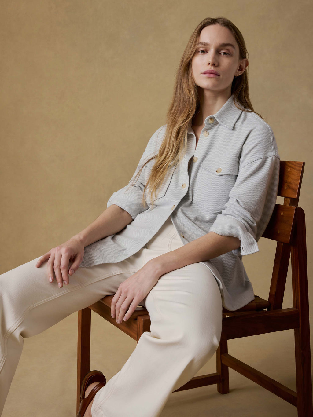 Legend™ Sweater Overshirt - Rain Cloud Twill
