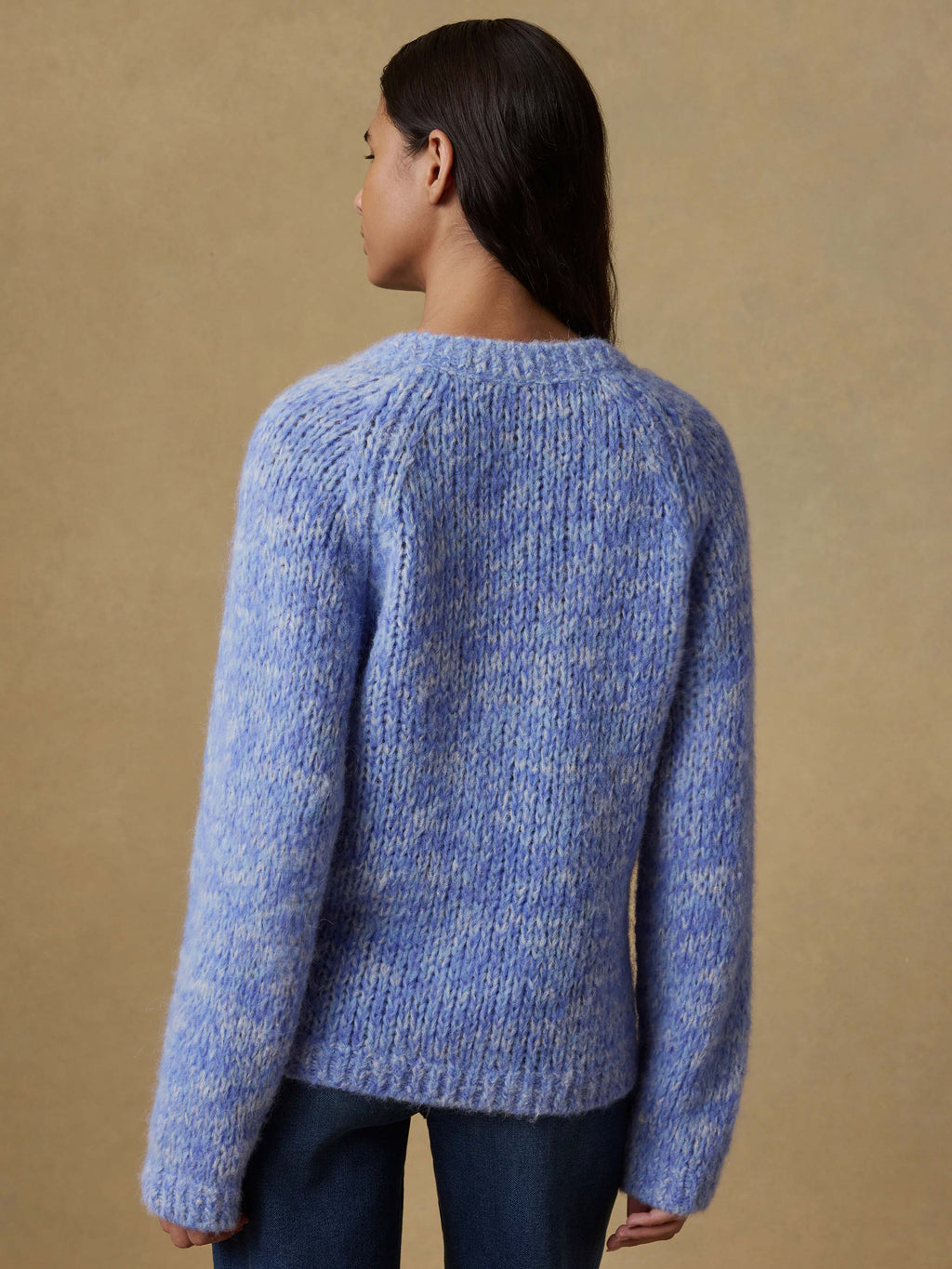 Apres Alpaca V Neck Pullover - Saltwater Blue