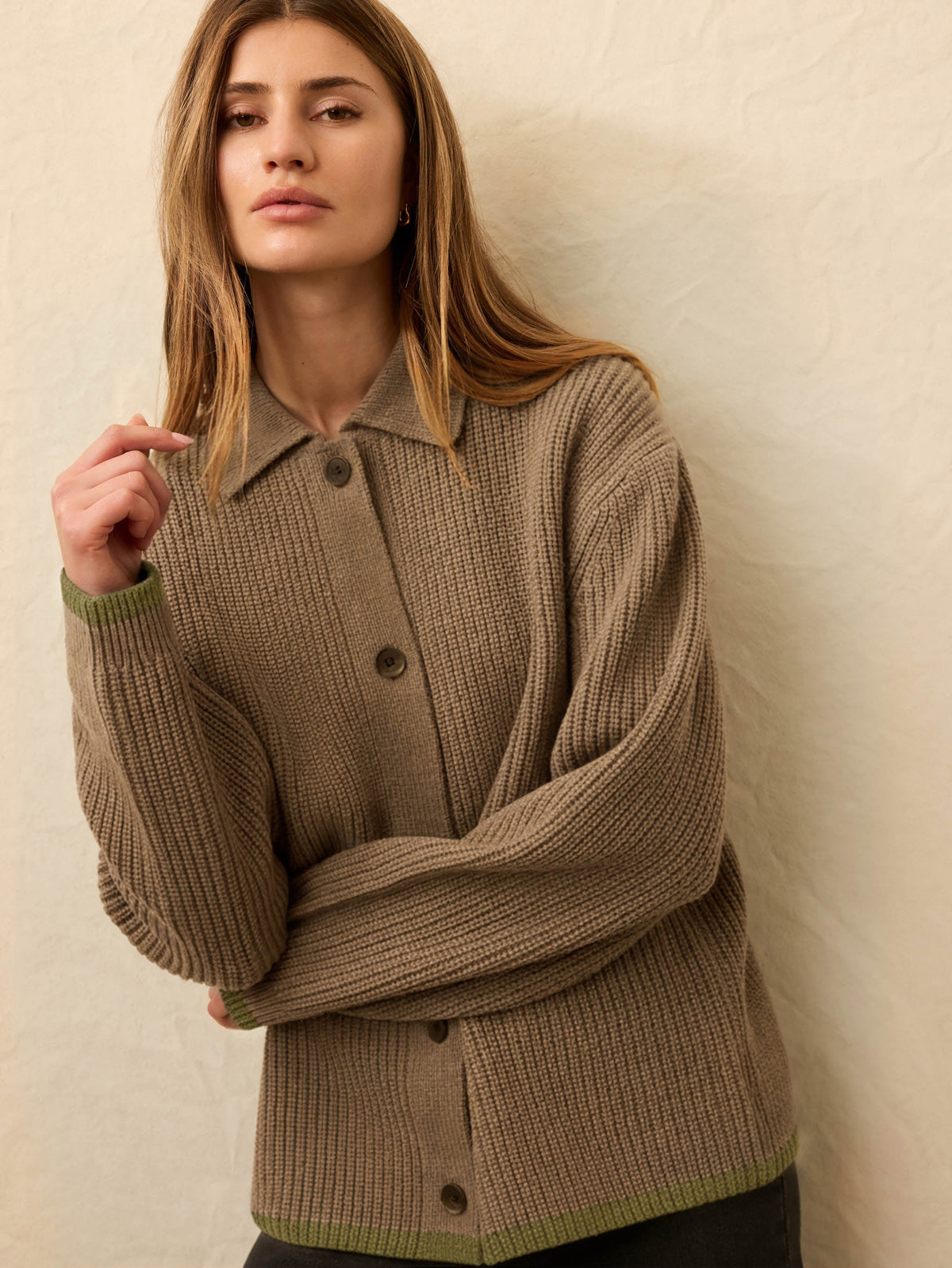 Lodge Cardigan - Nutmeg