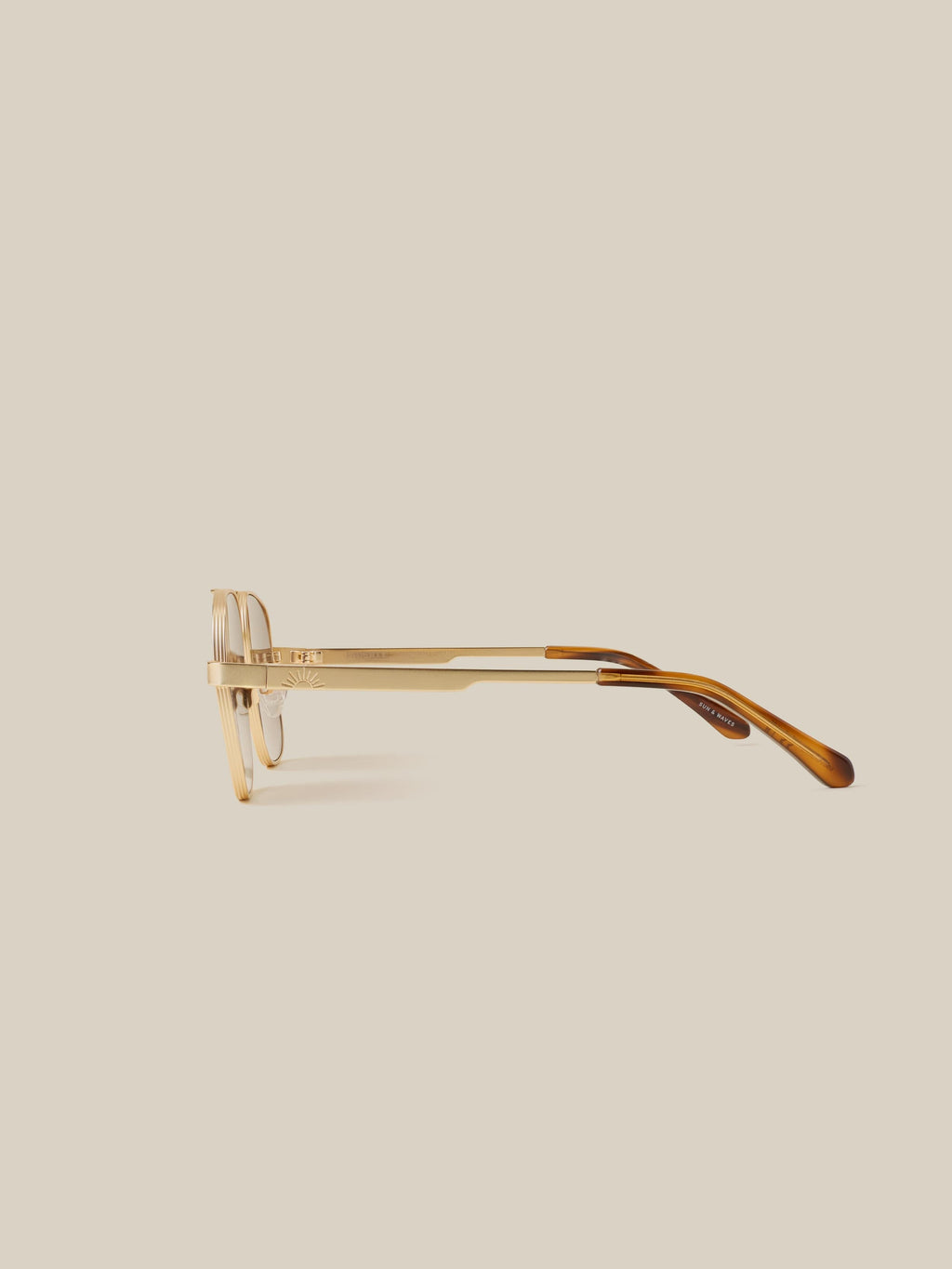 Waverly Sunglasses - Satin Gold
