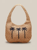 Straw Palm Beach Tote - Toasted Natural
